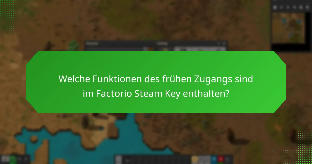 Welcher exklusive Inhalt ist für den Factorio Steam Key verfügbar?
