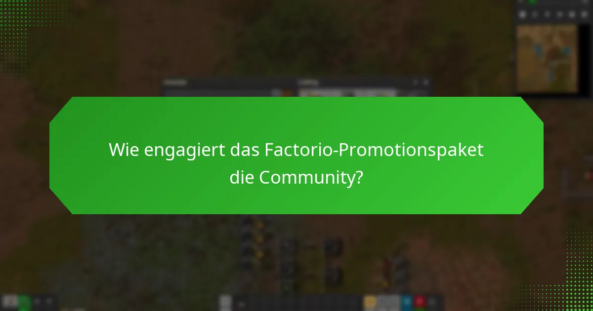 Wie wird das Feedback der Community in das Promotionspaket integriert?