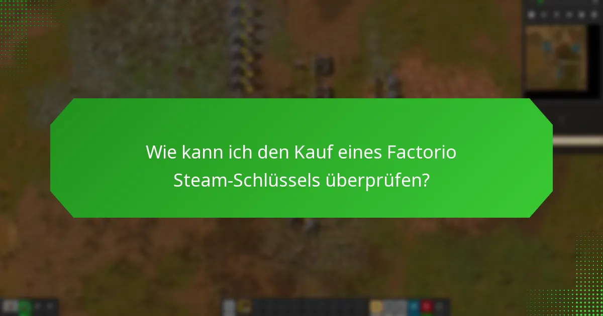 Wo kann ich einen Factorio Steam-Schlüssel kaufen?